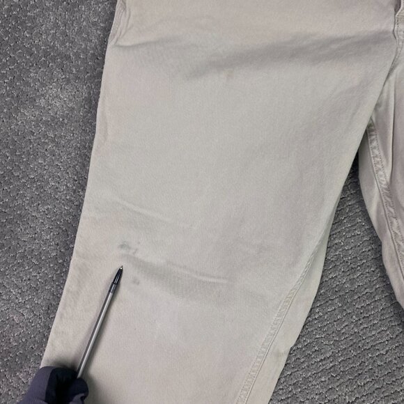 Carhartt Pants Men's 40 x 30 Measures 40 x 28.5 Beige Rugged Flex Canvas Work - Picture 3 of 16